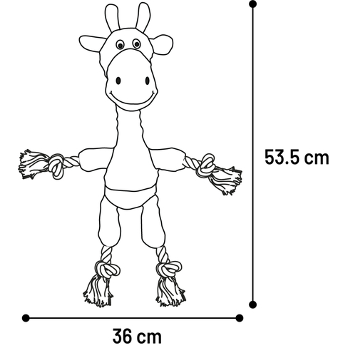 Игрушка текстильная Torris Jiraffe Yellow