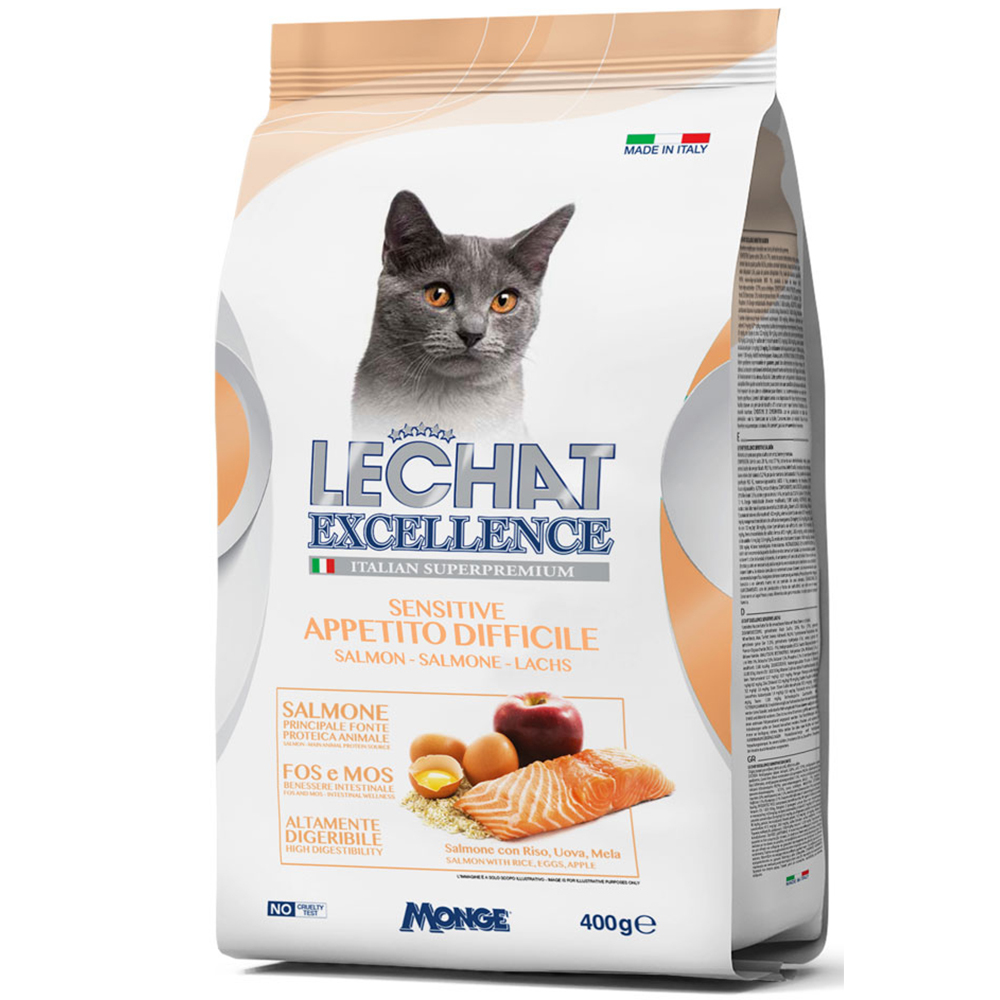 Купить  Сухой корм - LECHAT DRY EXCELLENCE SENSITIVE 400gr...