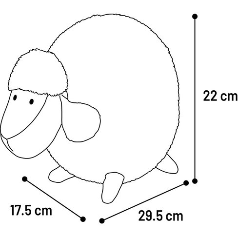 Игрушка плюшивая Jikki Sheep