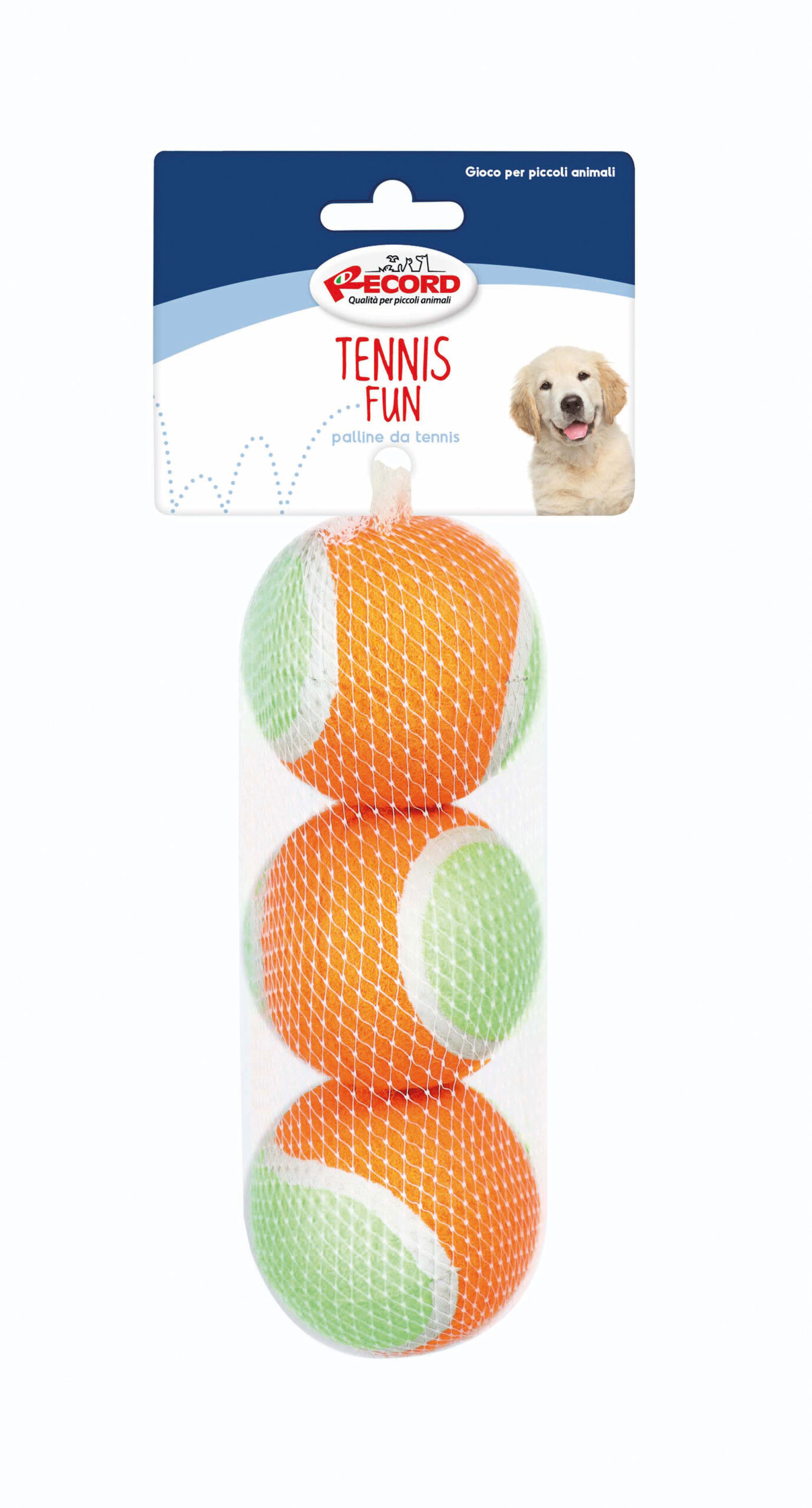 Record Мяч теннисный 3PZ TENNIS FUN Green/Orange 6,4cm