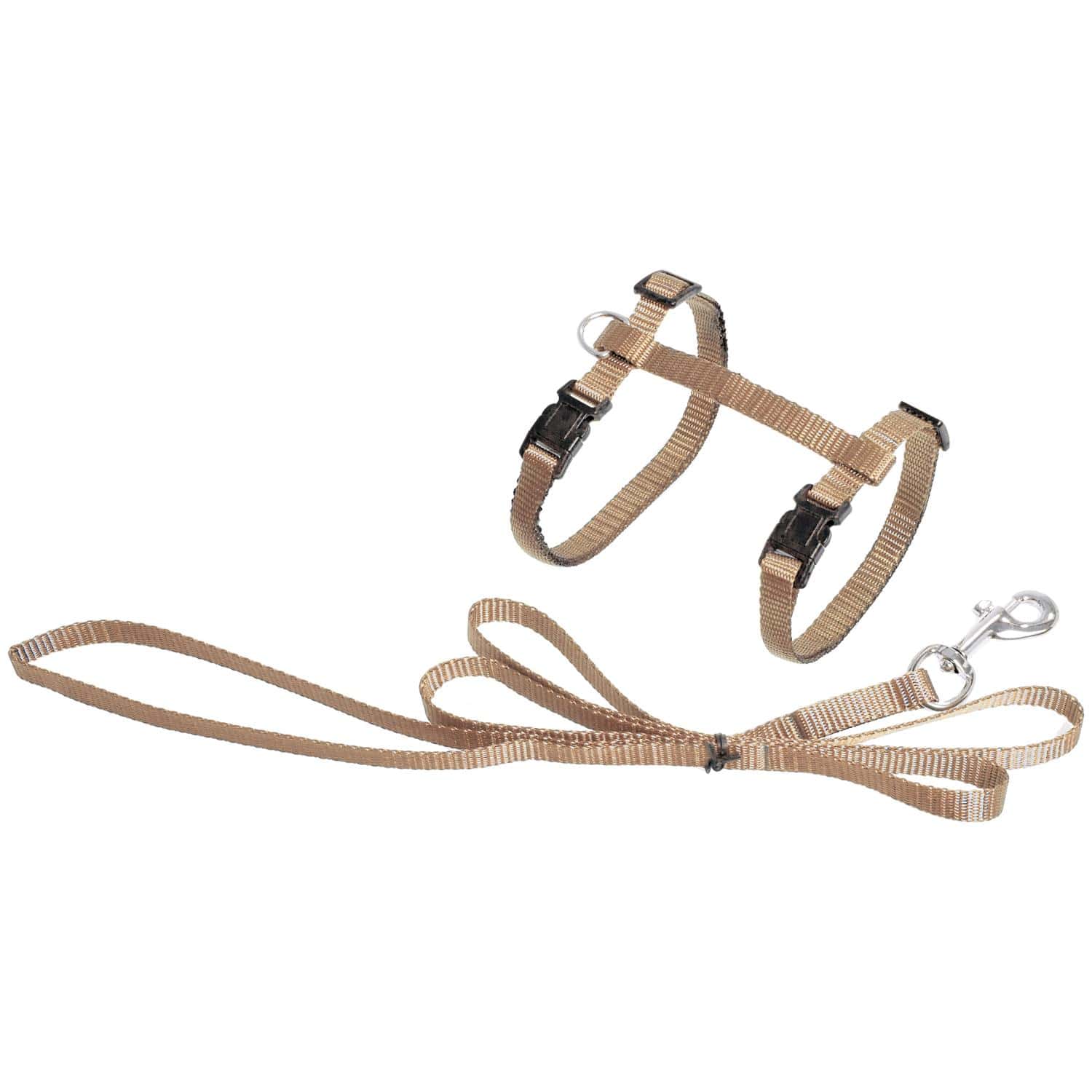 Cumpara  Muniție - Flamingo Шлейка с поводком ZIGGI Beige 20-35c..