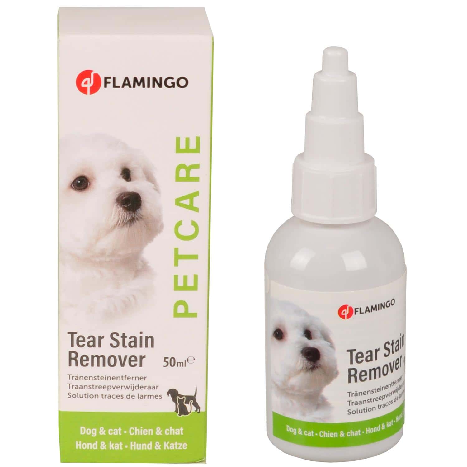 Flamingo Средство для удаления слезных пятен PETCARE 50ml