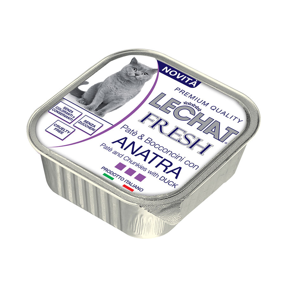 Cumpara  Pentru pisici - LECHAT FRESH Duck 100 гр...