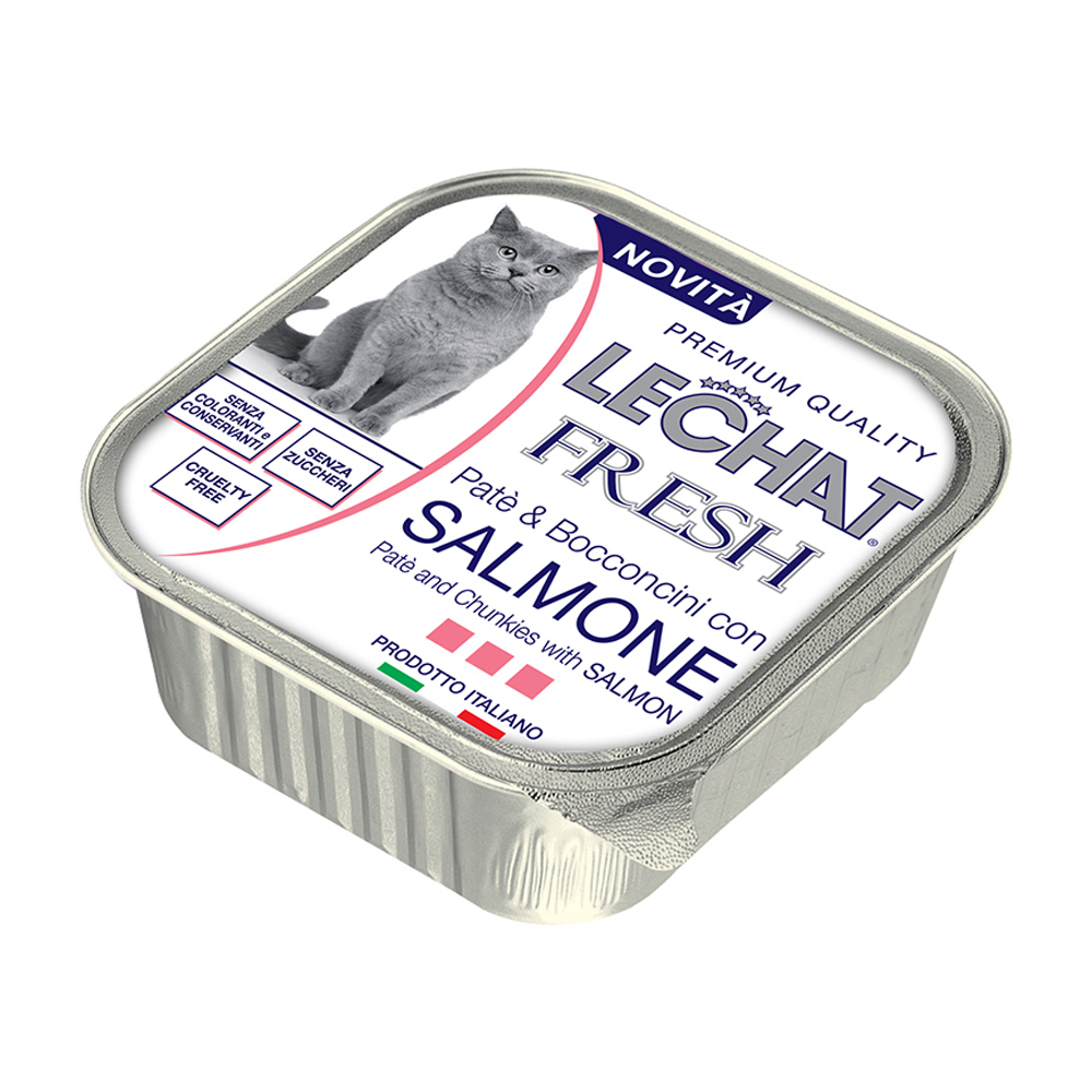 Cumpara  Pentru pisici - LECHAT FRESH Salmon 100gr...