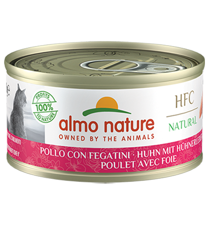ALMO NATURE Cat HFC Can Natural Chicken Liver 70g