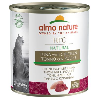 ALMO NATURE Dog HFC Can Natural Beef/Ham 290g