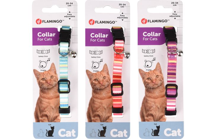Flamingo Ошейник CAT COLLAR SALMA Assort.