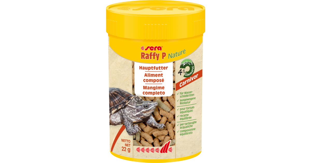Cumpara  Hrană pentru pești și reptile - SERA Raffy P Nature 100ml (22g)..