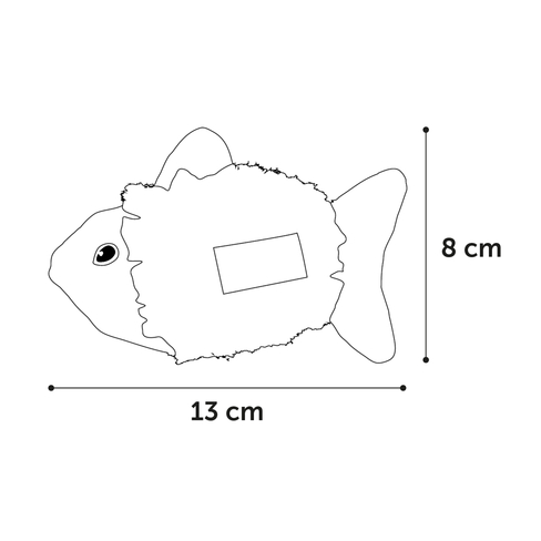 Jucarie pentru pisici Natura Delight Fish Mix