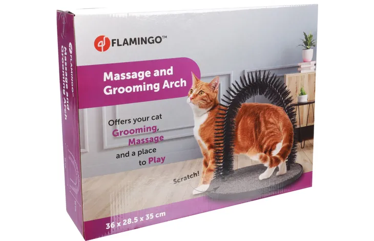 FLAMINGO ARCH TRIOMF perie de masaj pentru pisici 36*28.5*35 cm