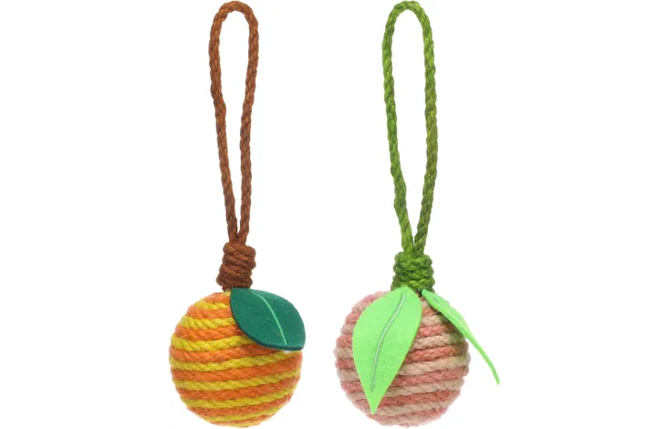 Flamingo игрушка для кошек ROORA SISAL BALL 20*6.2*62cm