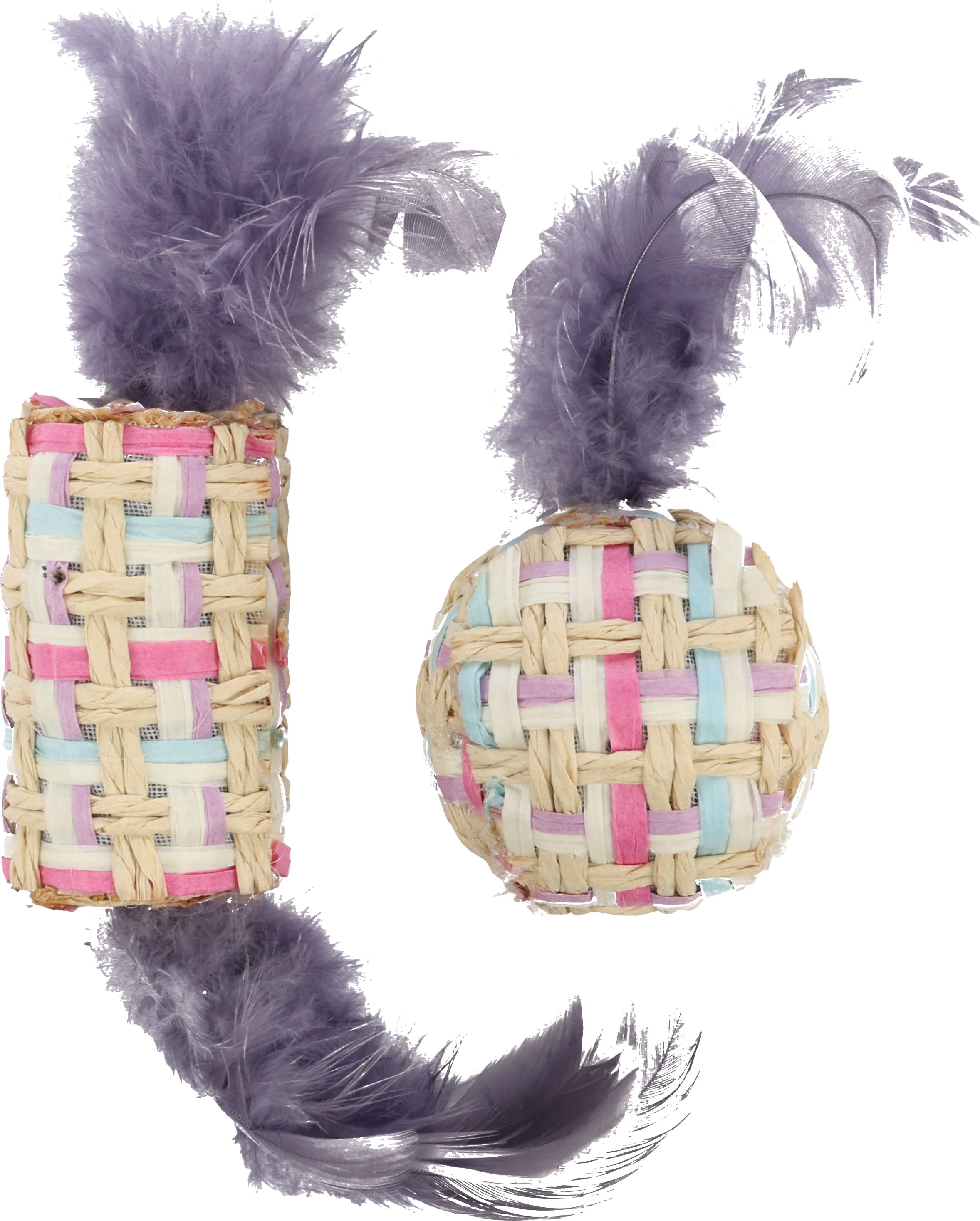 Jucarie pentru pisici Texa Roller+Mouse Purple