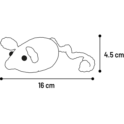 Jucarie pentru pisici Wolo Mouse Assort.