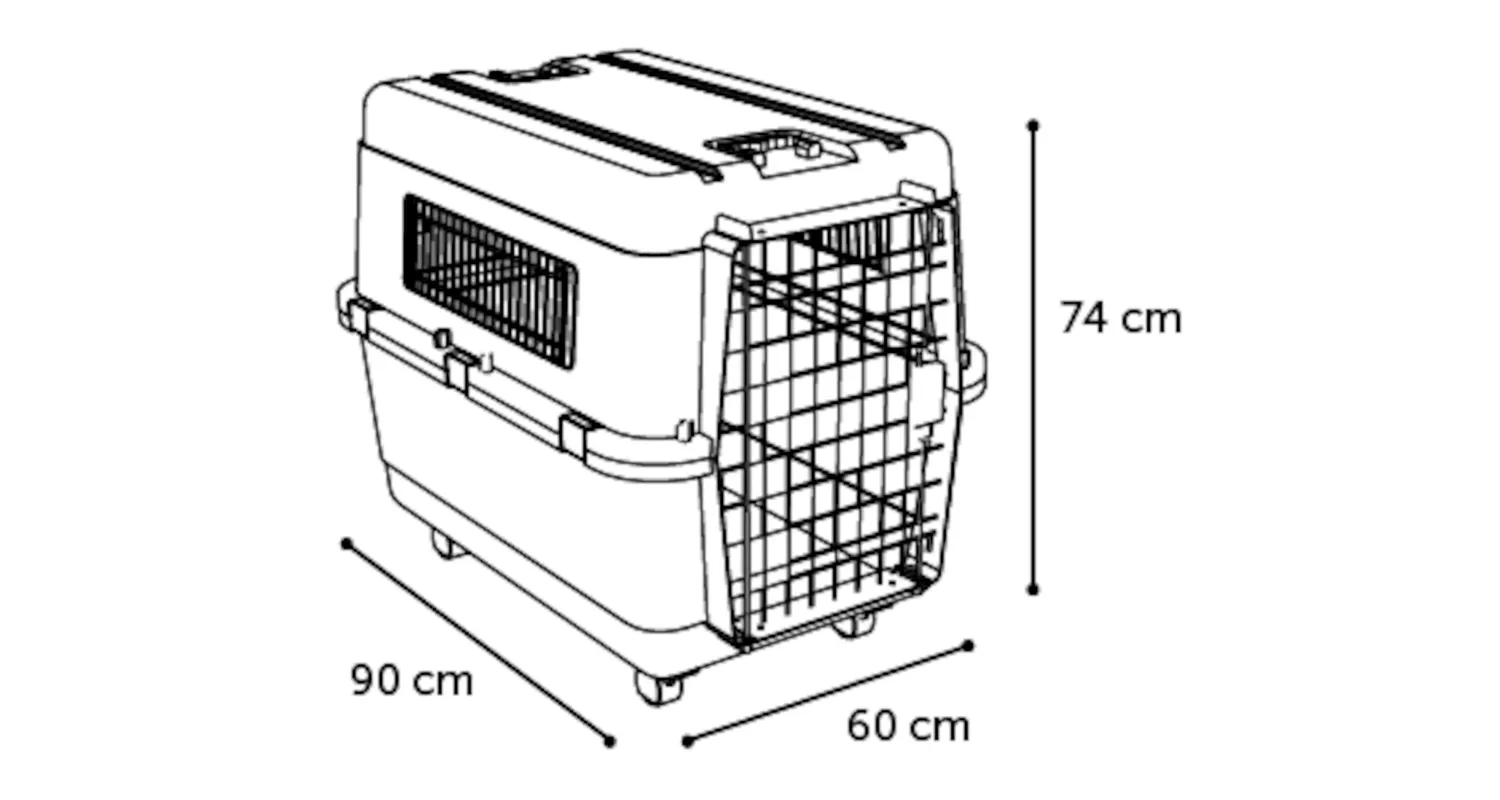 Переноска NOMAD XL Grey 60x90x74cm