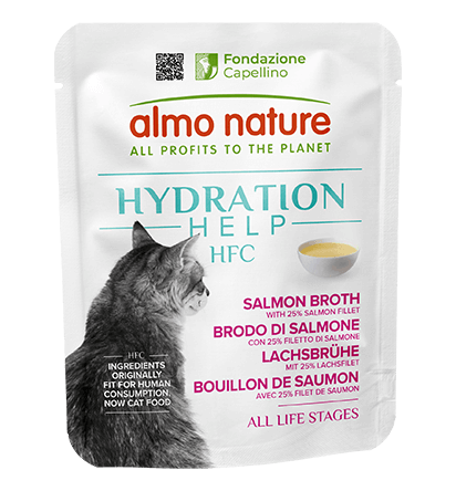 Cumpara  Pentru pisici - ALMO NATURE Cat HFC Pouch Hydration Help Salm..