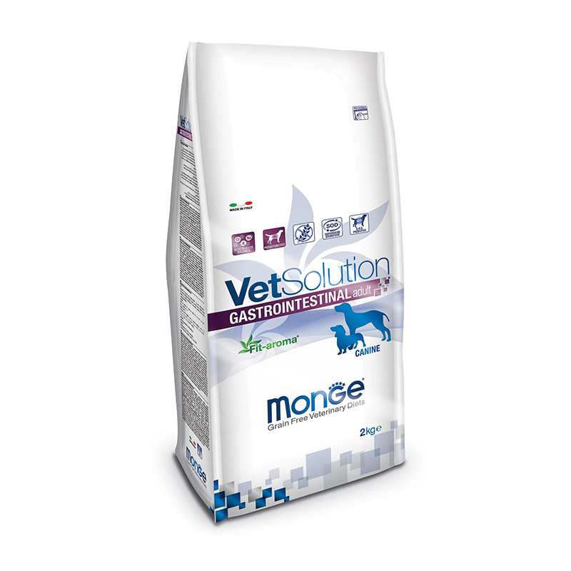 Cumpara  Hrană uscată - MONGE DRY VETSOLUTION DOG INTESTINAL 2kg..