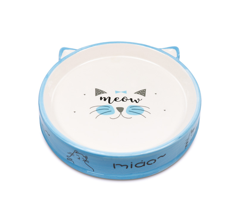 RECORD миска керамическая MIAO M Blue 120ml..