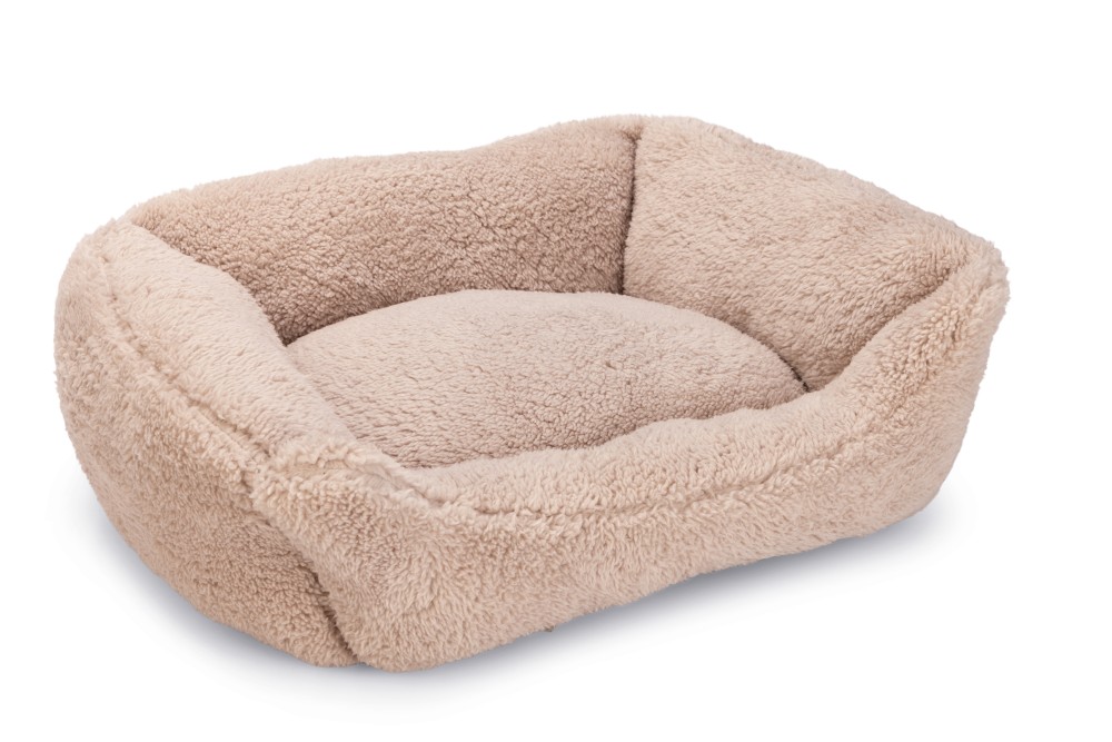 Cumpara  Paturi și perne - Beeztees лежак плюшевый KADI Beige 47x37x18cm..