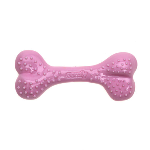 COMFY TOY Кость резиновая DENTAL BONE Strawberry 8,5cm