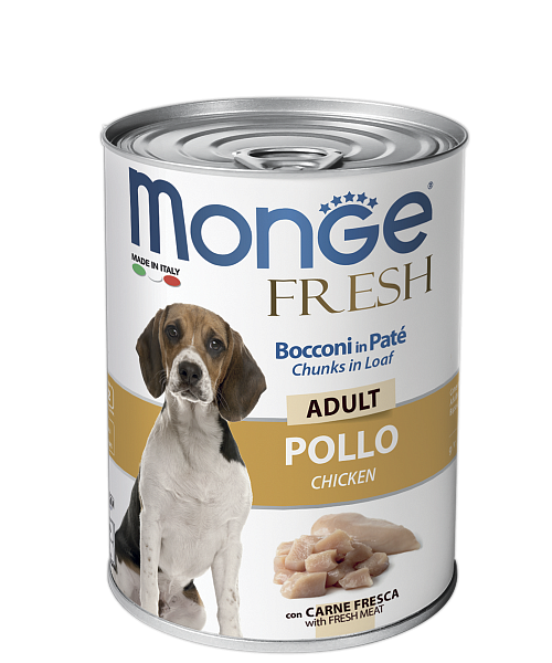 Cumpara  Hrană pentru câini - MONGE DOG FRESH ADULT chicken 400gr...