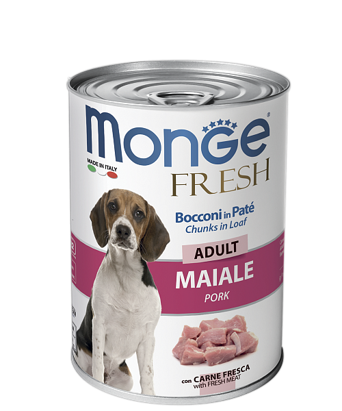 Cumpara  Hrană pentru câini - MONGE DOG FRESH ADULT pork 400 гр...