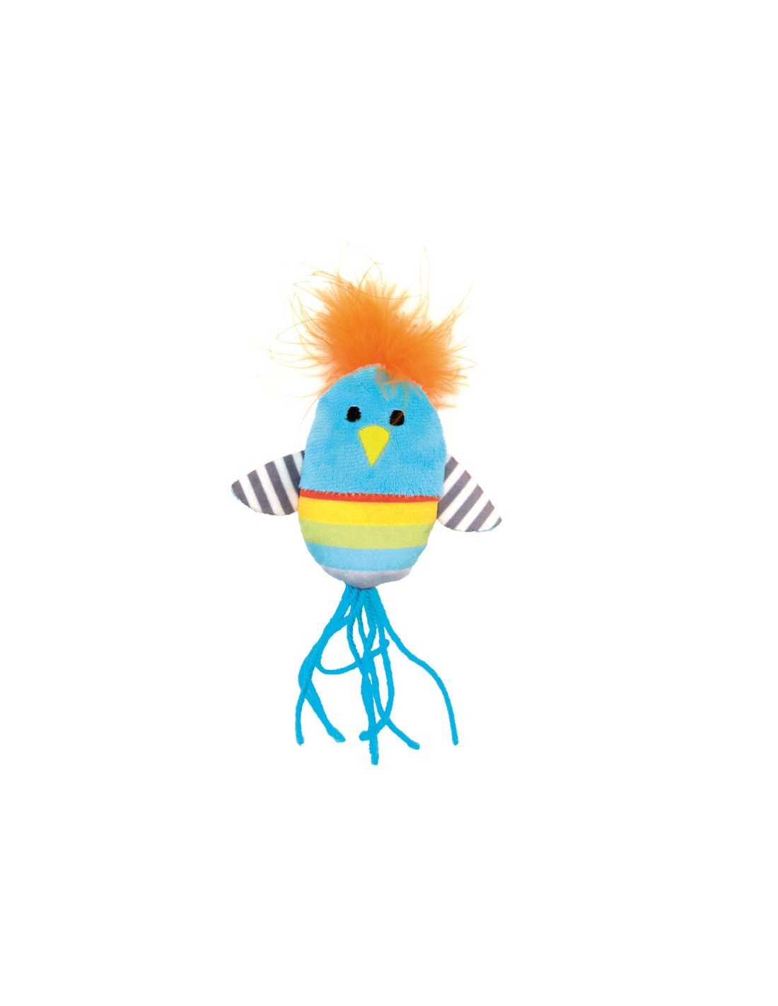Jucarie din pluș pentru pisici Arlecchino Bird