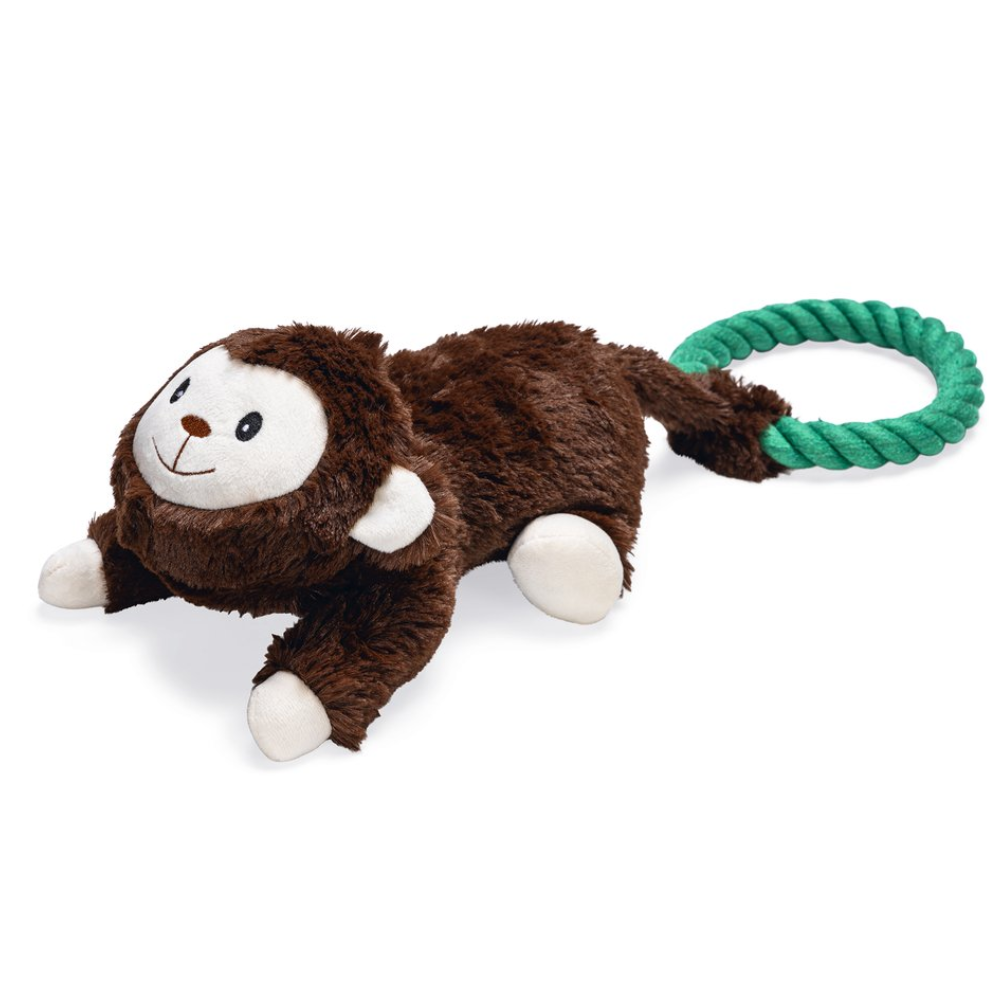 BEEZTEES плюшевая игрушка для собак JUNGLE MATS Brown