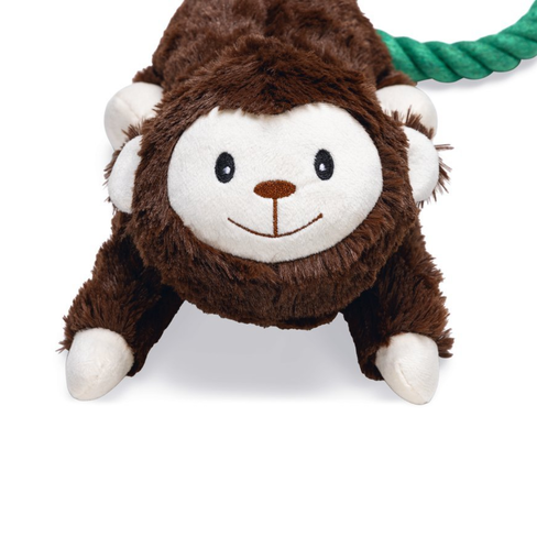 BEEZTEES плюшевая игрушка для собак JUNGLE MATS Brown
