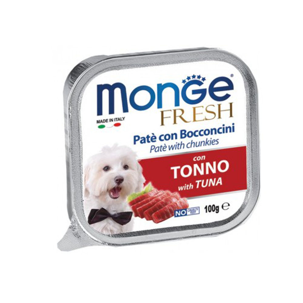 Cumpara  Hrană umedă pentru câini - MONGE DOG FRESH Pate and chunkies with tuna 1..