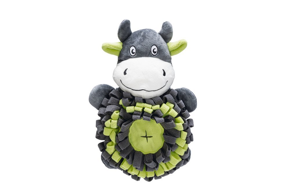 BZ jucarie din plus pentru caine Hide and Seek Cow
