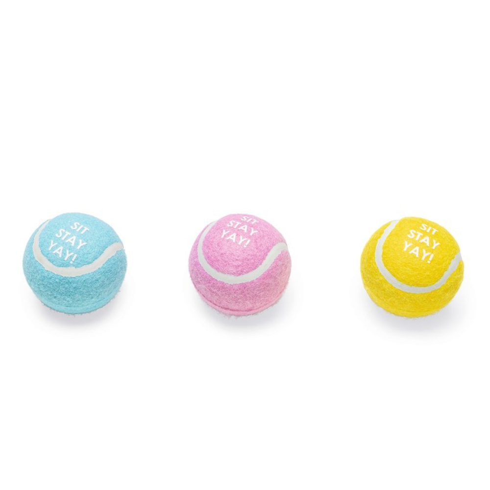 BEEZTEES jucărie pentru căței Tennis Ball Multy 3pcs