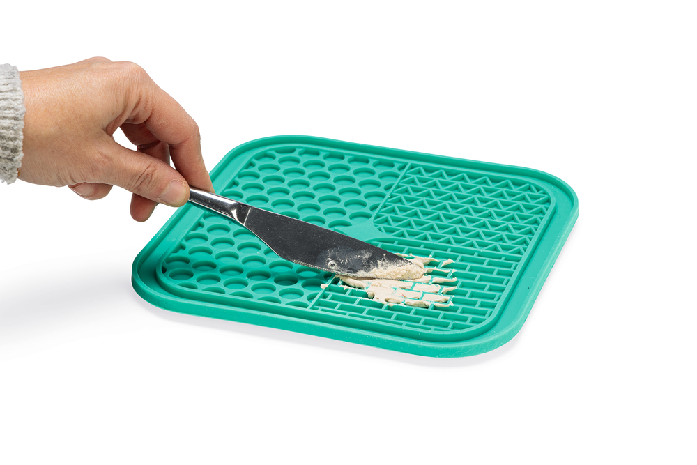 BZ силик. коврик для еды CONNOISSEUR Green 20cm