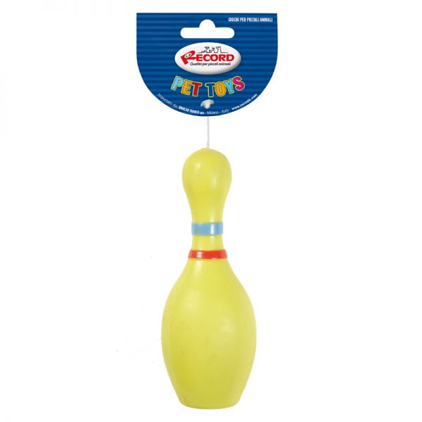 Игрушка резиновая кегля Skittle