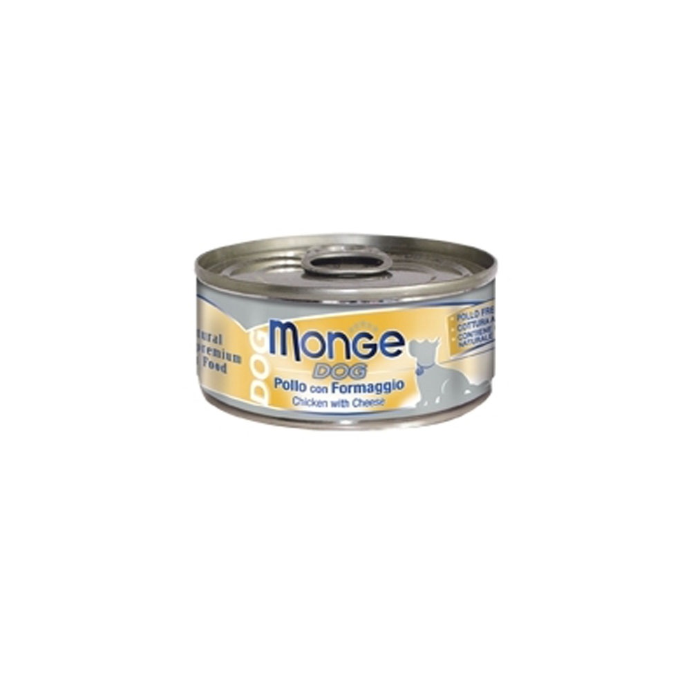 MONGE DOG NATURAL Chicken with cheese 95gr.