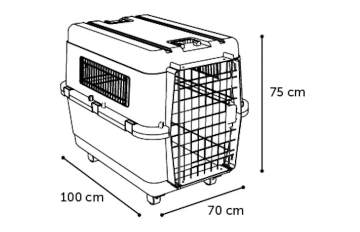 Переноска NOMAD XXL Grey 70x100x75cm