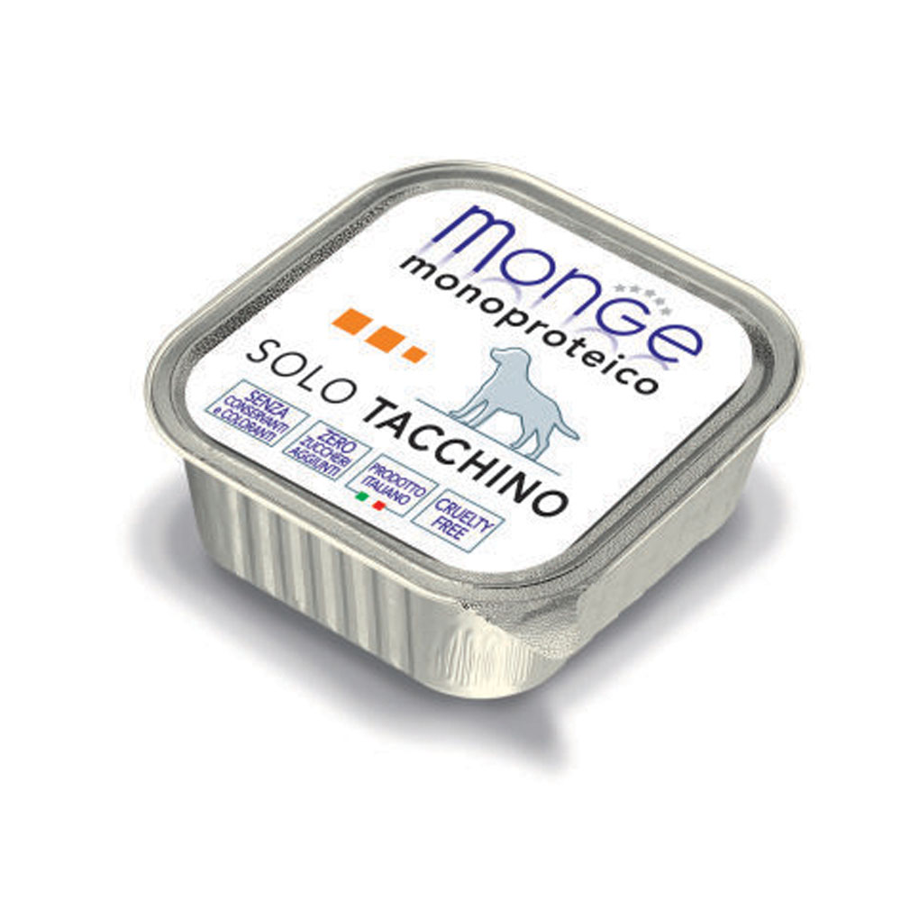 MONGE DOG SOLO Pate 100% turkey 150gr.