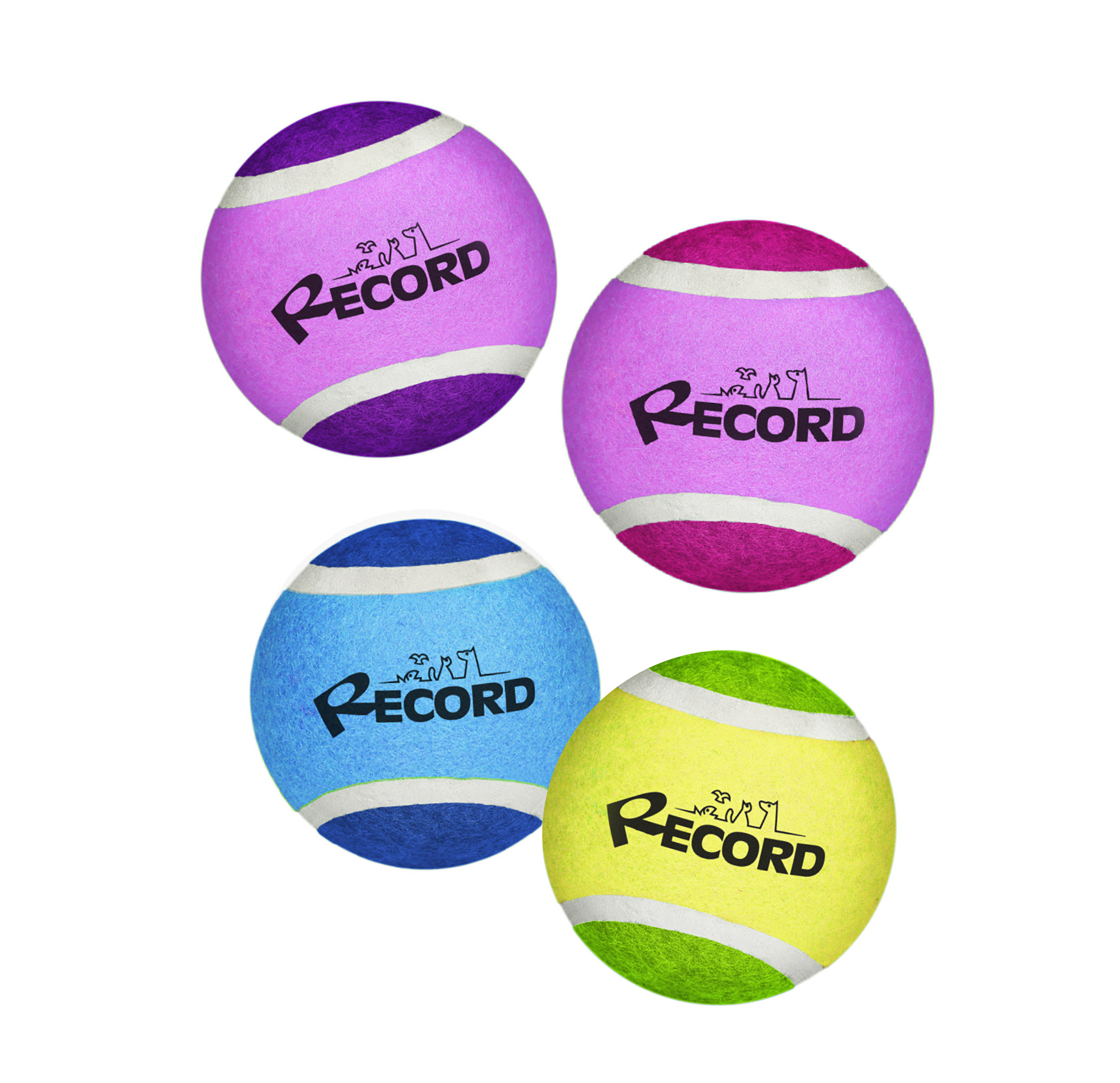Cumpara  Cauciuc și termoplastic - Record Мяч теннисный 4PZ TENNIS BALL Assort. ..