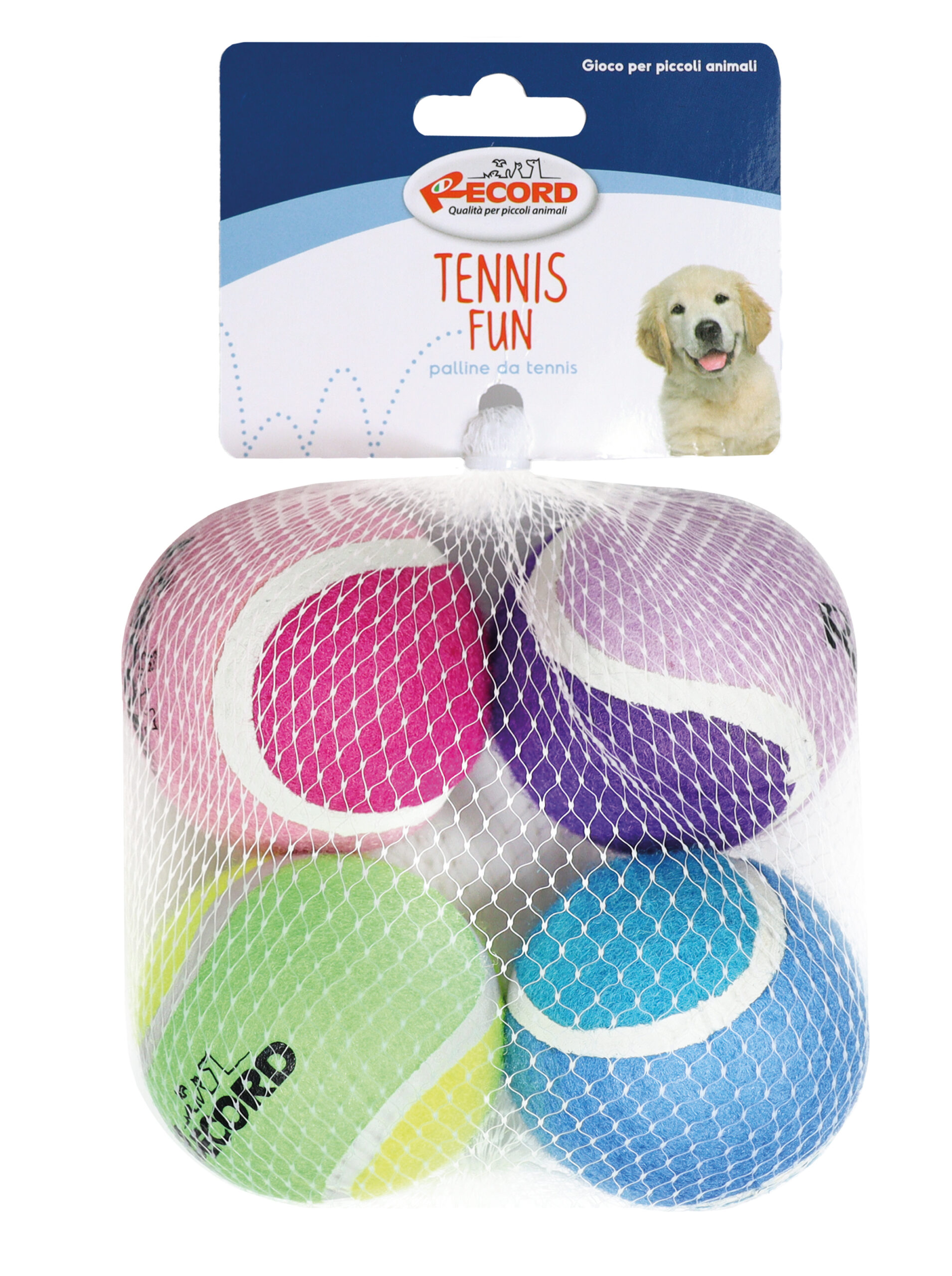 Record Мяч теннисный 4PZ TENNIS BALL Assort. 6,4cm