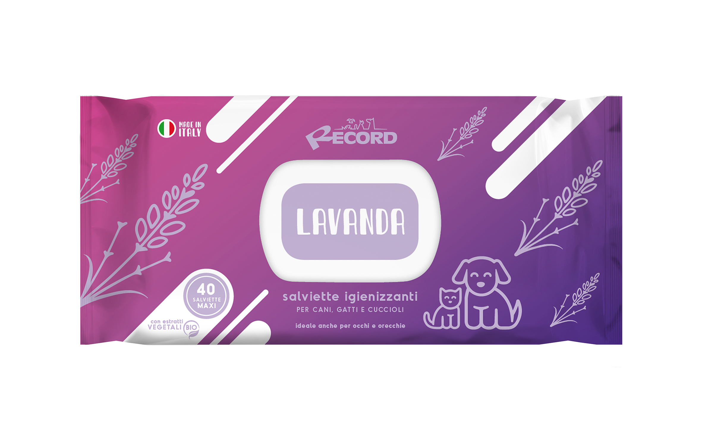 Cumpara  Agenți de curățare și neutralizare - Салфетки RECORD Maxi Lavanda 40pcs..