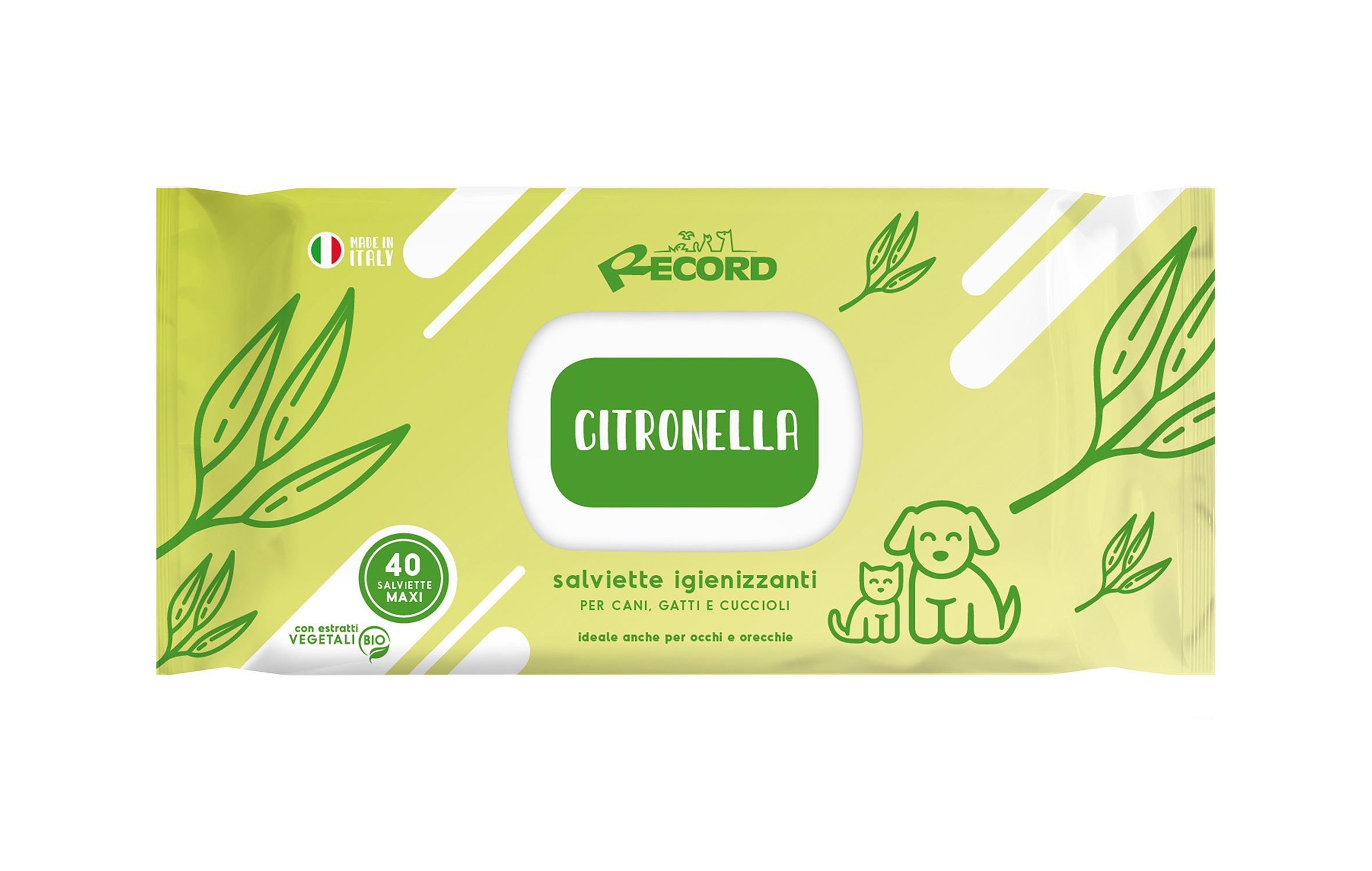 Cumpara  Agenți de curățare și neutralizare - Салфетки RECORD Maxi Lemongrass 40pcs..