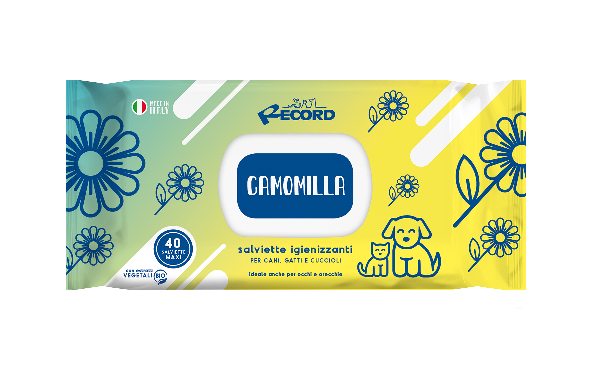 Cumpara  Agenți de curățare și neutralizare - Салфетки RECORD Maxi Chamomile 40pcs..