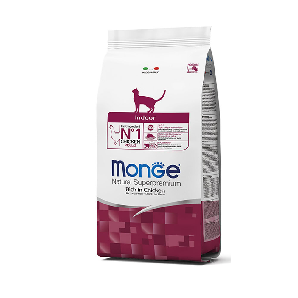 Купить  Сухой корм - MONGE DRY CAT INDOOR Chicken 400gr...