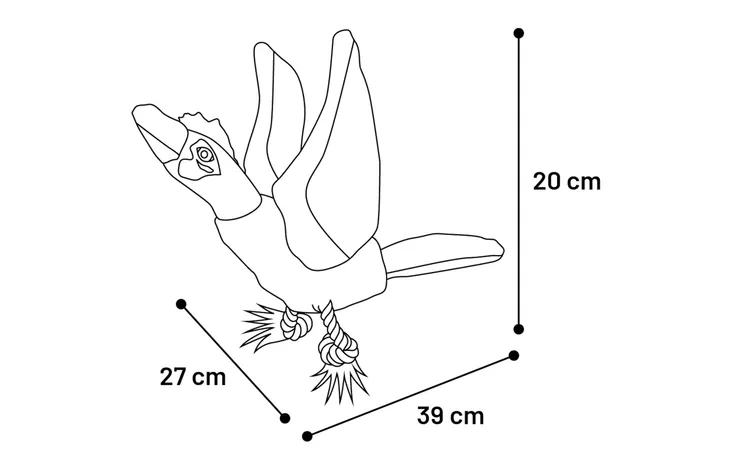 Flamingo Jucărie de pluș WINGO PHEASANT 39cm