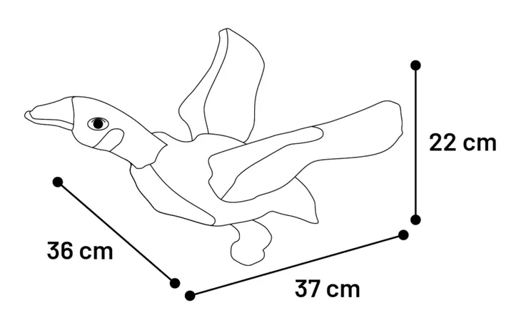 Flamingo Jucărie de pluș WINGO WILD GOOSE 37cm