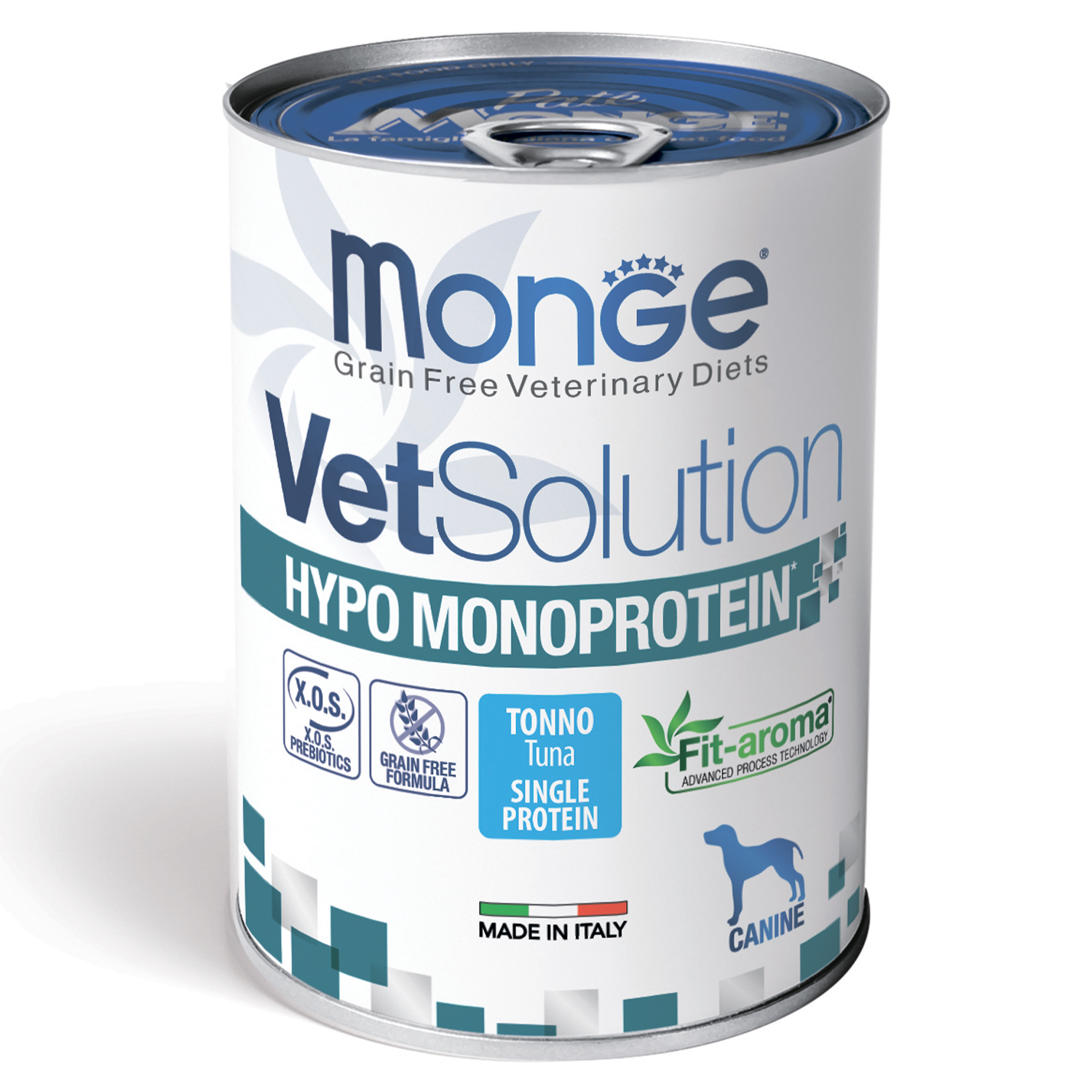 MONGE VETSOLUTION DOG HYPO MONOPROTEIN TUNA 400gr.