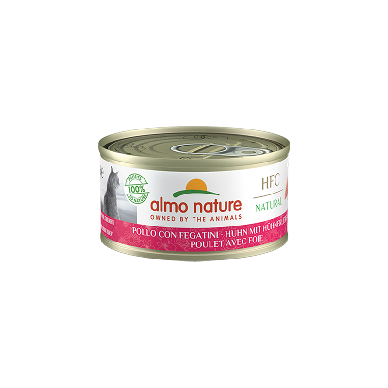 ALMO NATURE Cat HFC Can Natural Chicken and Liver 70g
