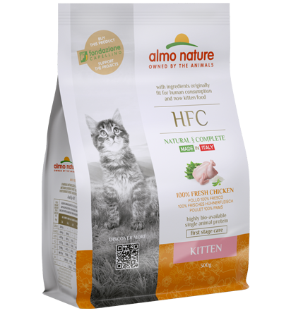 Купить  Сухой корм - ALMO NATURE DRY Cat HFC Kitten Chicken 300g..