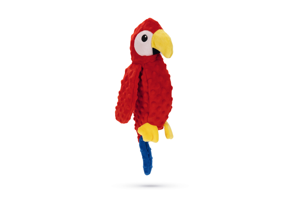 Jucărie de pluș BEEZTEES PARROT Roșu 43cm