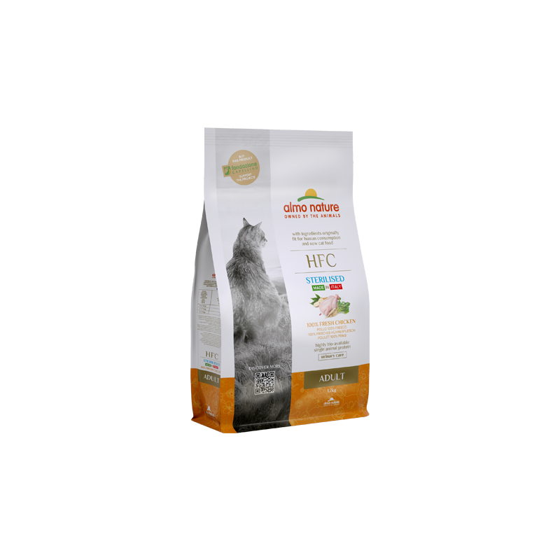 ALMO NATURE DRY Cat HFC Adult Sterilized Chicken 1,2kg