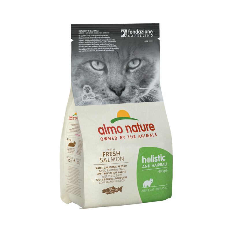 Купить  Сухой корм - ALMO NATURE DRY Cat HOLISTIC Hairball Salmon ..